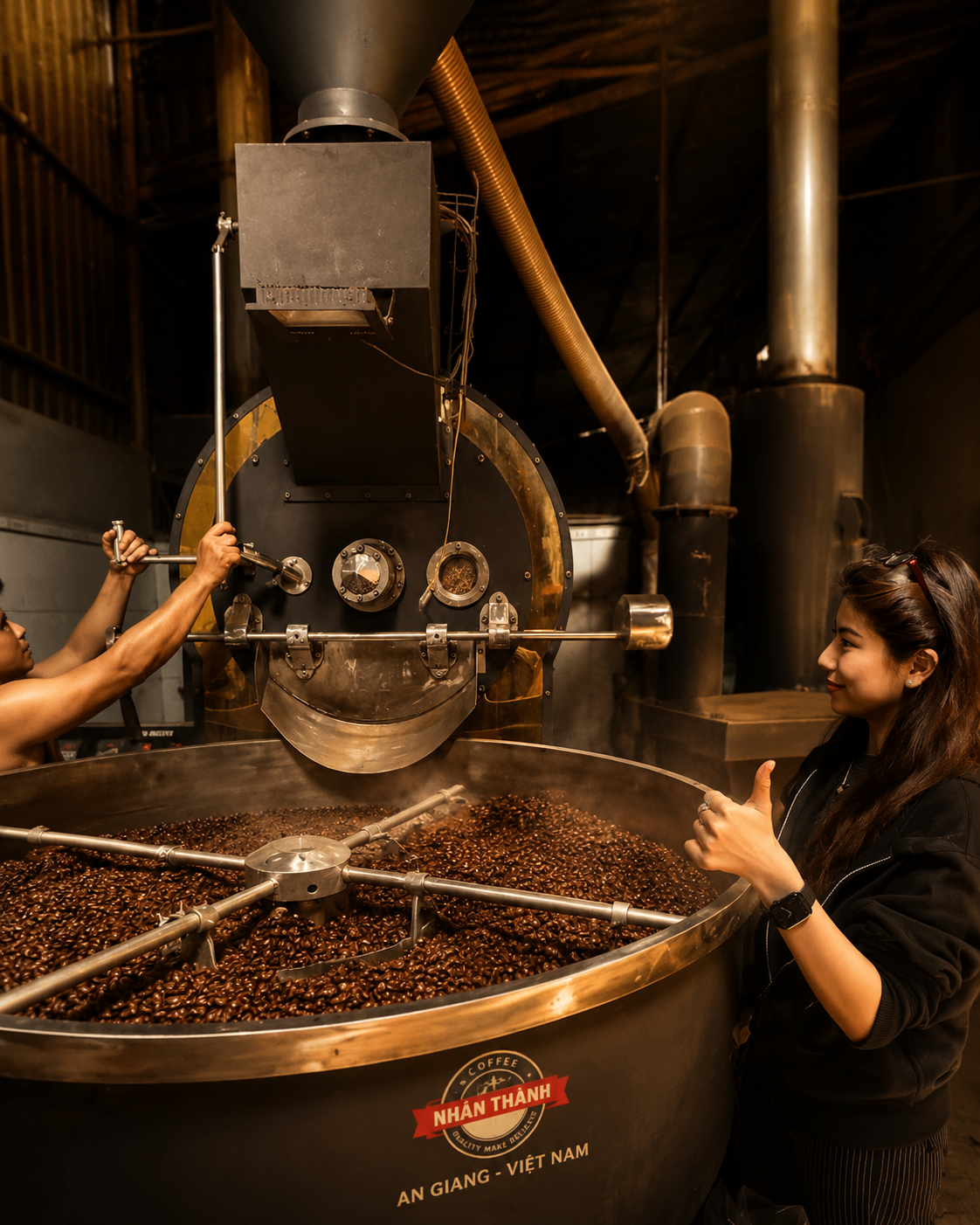 Xưởng rang cà phê Nhân Thành